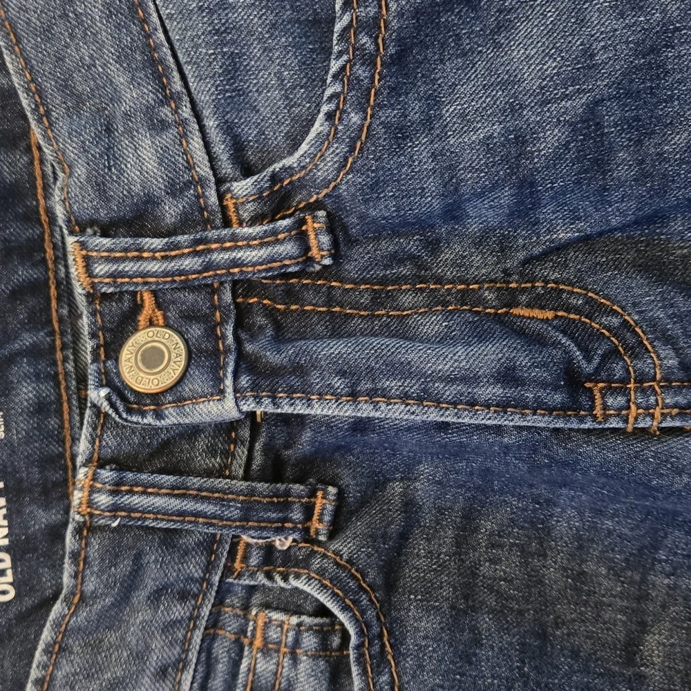 Old Navy Boy's 6 Slim Blue Straight Built-in Tough Jeans